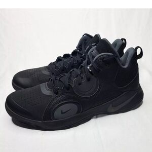 Nike Mens Fly By Mid 2 NBK CU3501-004 Black Basketball Shoes Sneakers Size 15